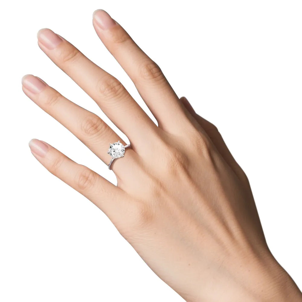 Stackable Diamond Ring with Adjustable Open Band
