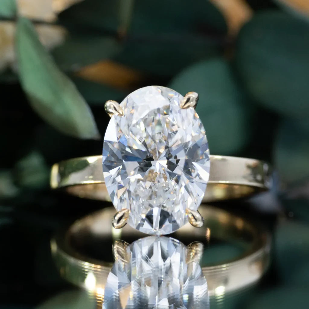 Stackable Diamond Ring with Adjustable Open Band