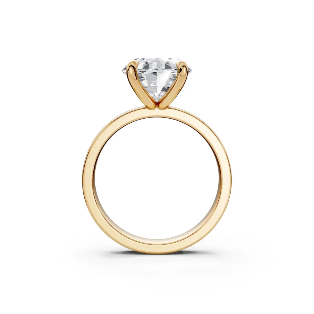 Stackable Diamond Ring with Adjustable Open Band