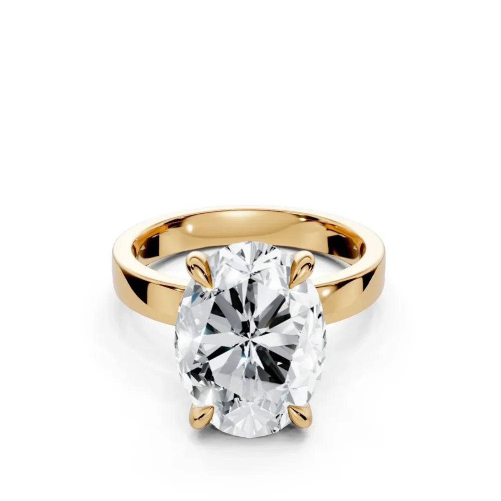 Stackable Diamond Ring with Adjustable Open Band
