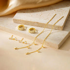 3 Layered Chain Earrings For Women