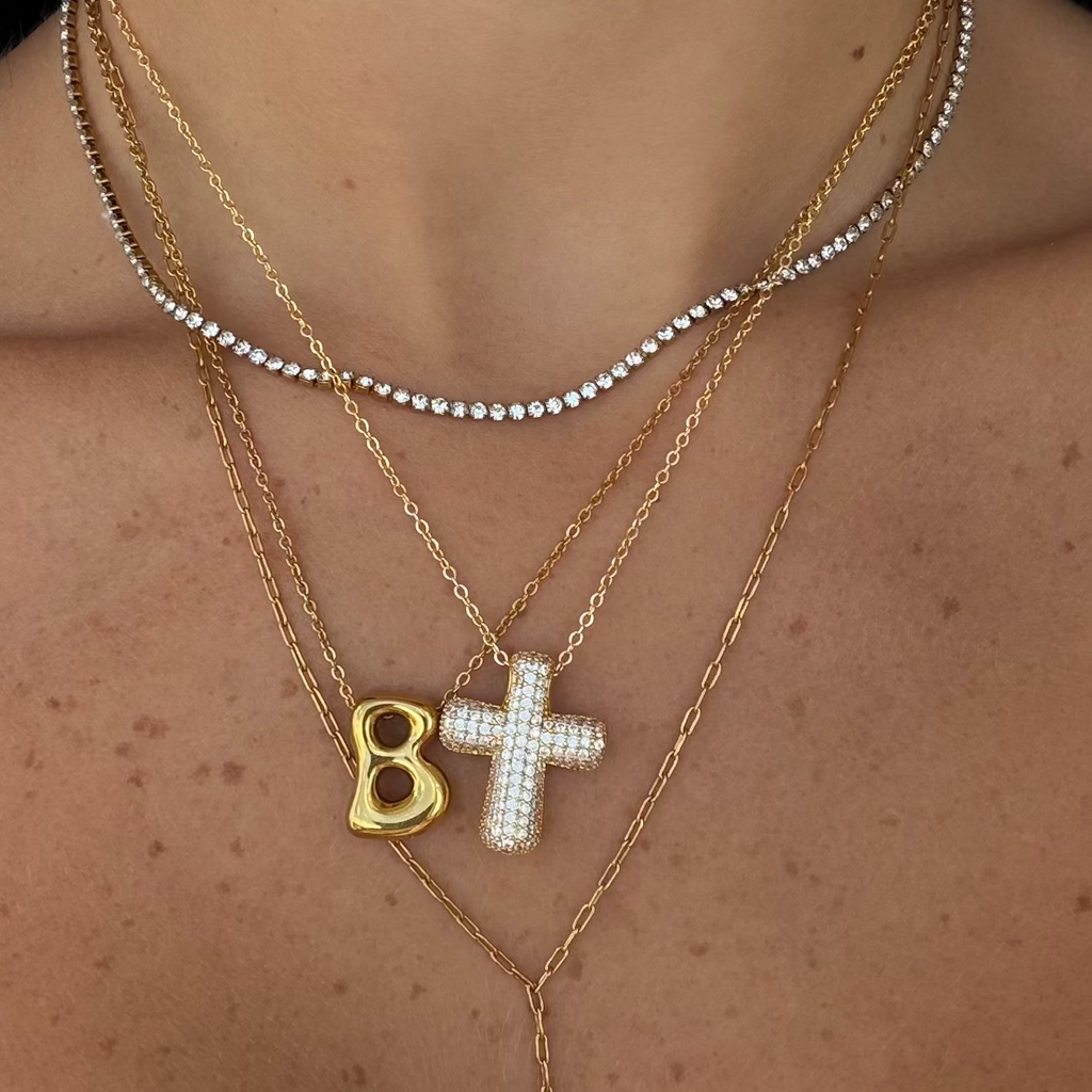 Forever Blessed Cross Necklace - EVRYJEWELS